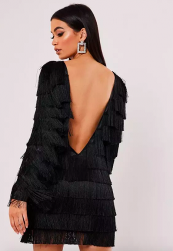 robe à franges missguided